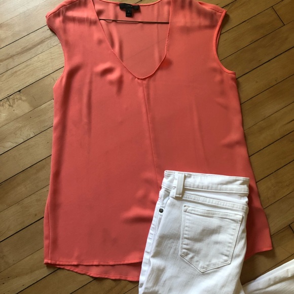 J. Crew Tops - J crew melon colored top